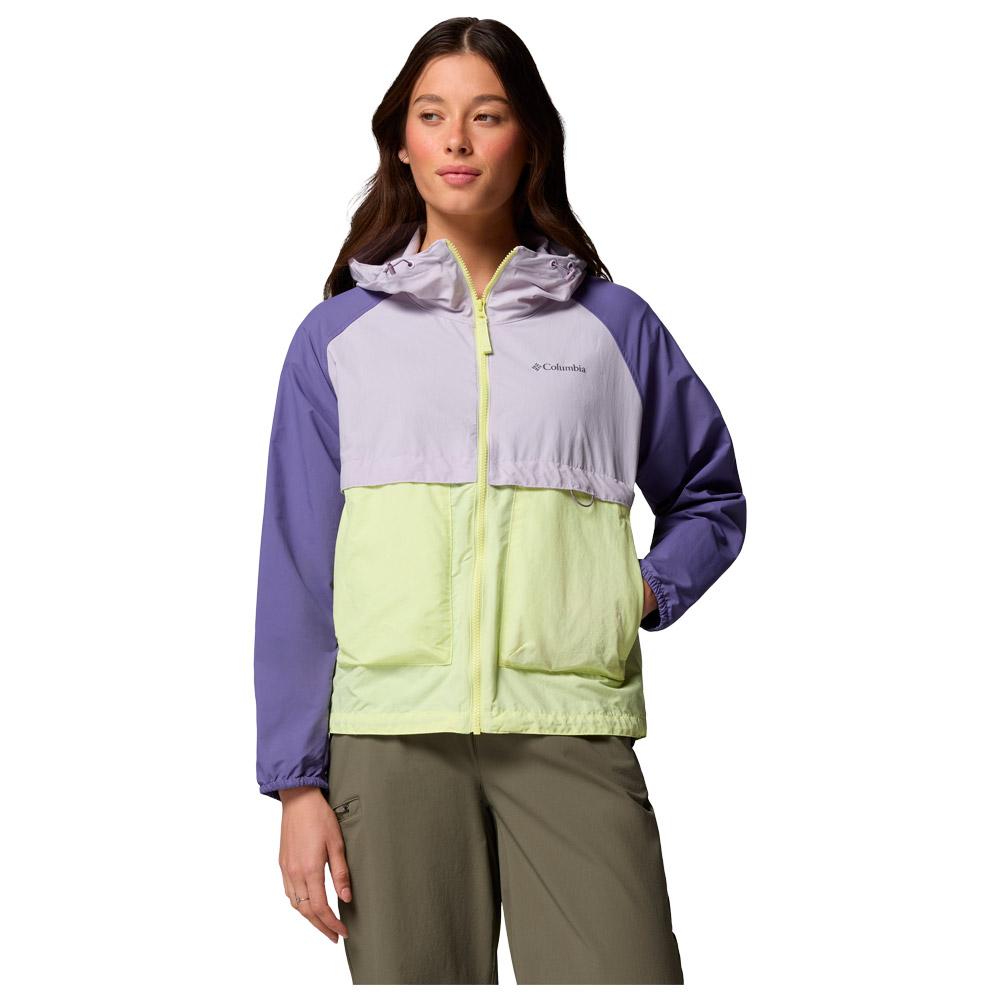 Columbia - Spire Valley Citron Haze Lavender Pearl Stormwatch - S - Hiking jacket
