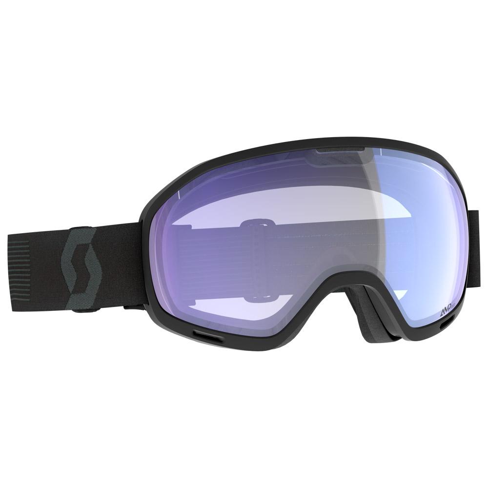 Scott - Unlimited II Otg Mineral Black Amp Illuminator Blue Chrome - Skibrille - Schwarz - Glisshop.de