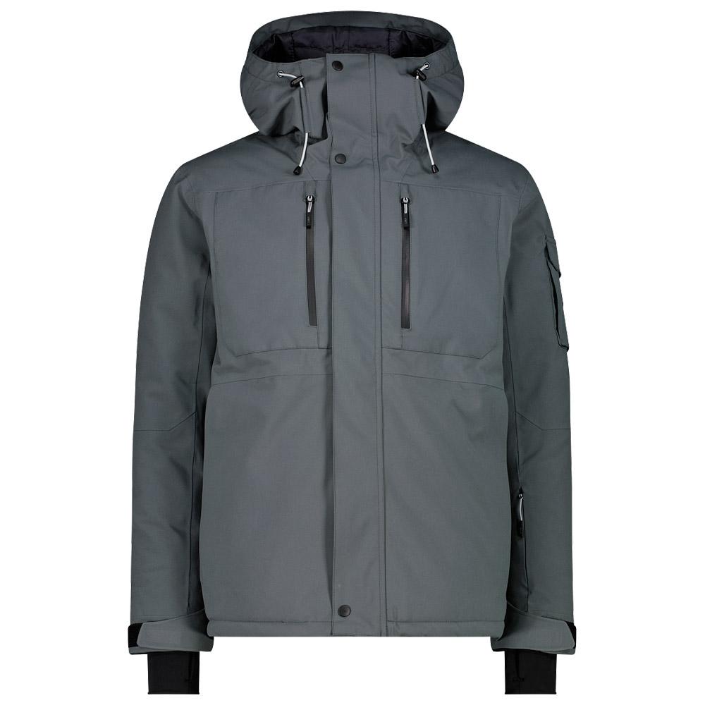CMP - Man Jacket Fix Hood Grey - 54 - Ski Jacket