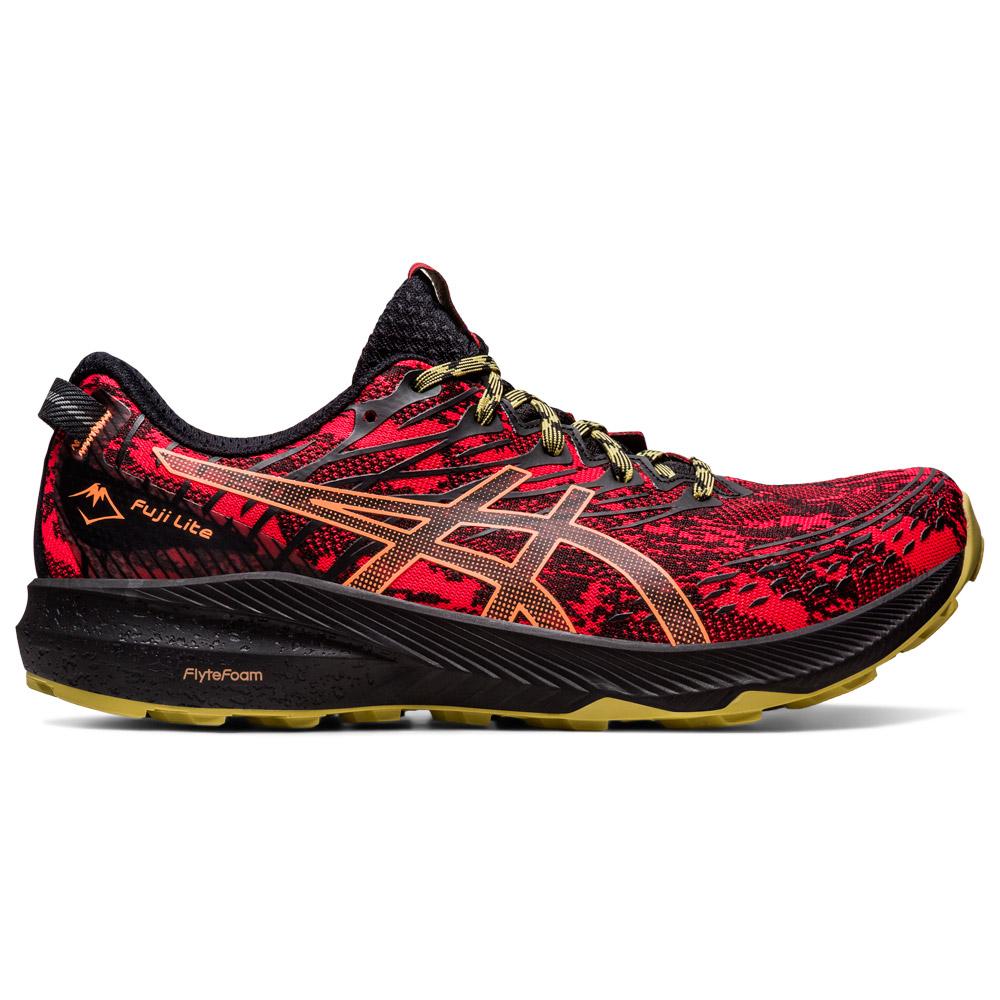 Botas de trail Asics Fuji Lite 3 Electric Red Black Verano 2023