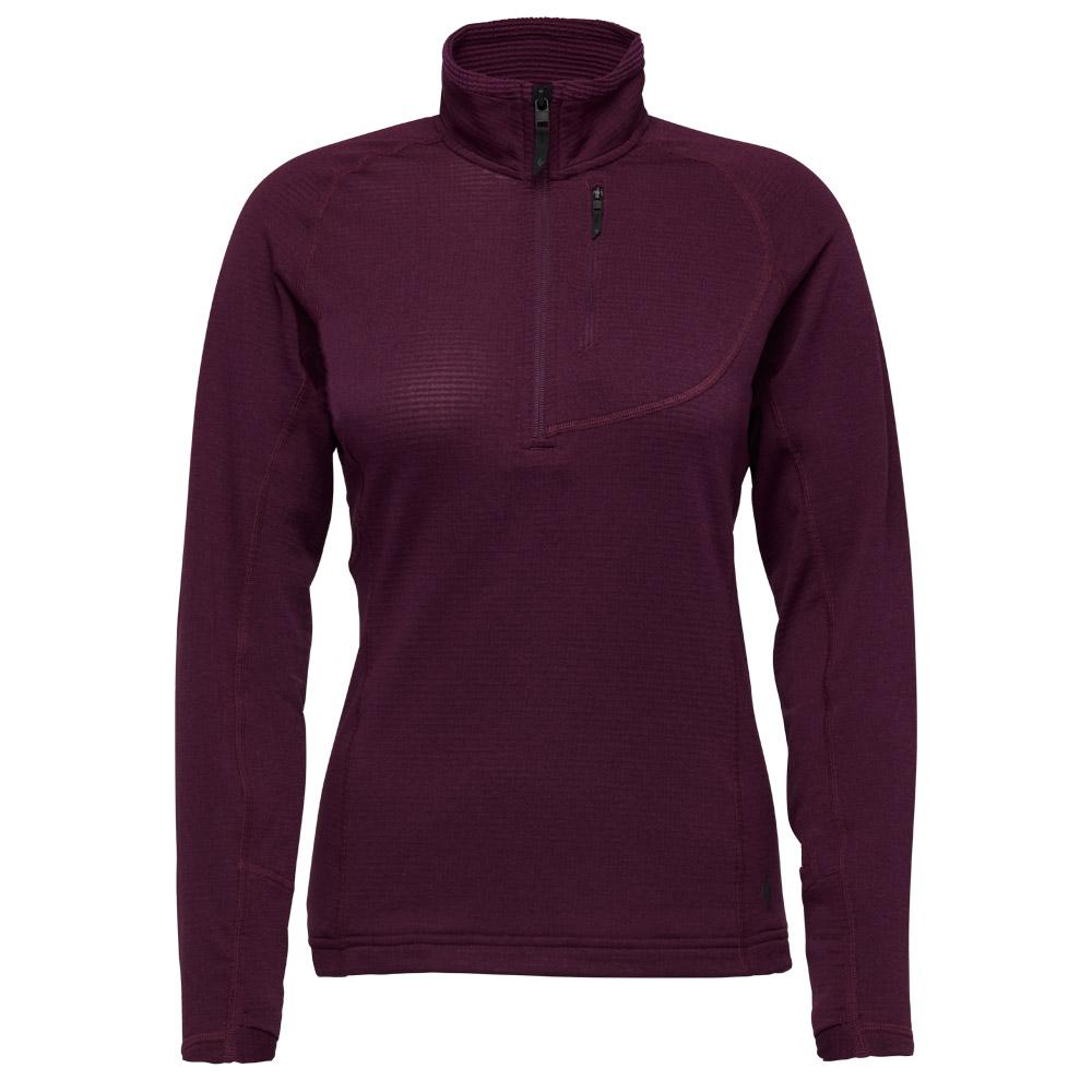 Black Diamond - Coefficient LT Quarter Zip Blackberry - M - Fleece