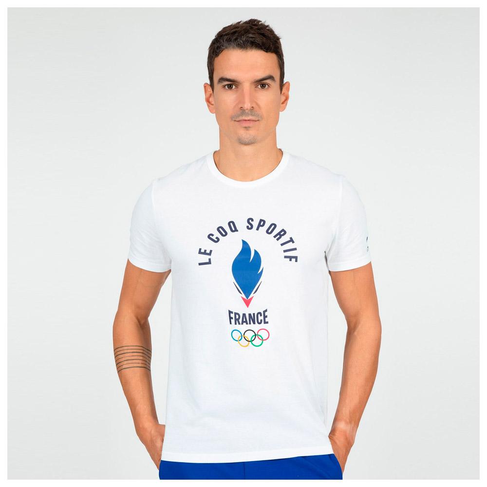 T Shirt Le Coq Sportif EFRO 22 Tee SS Comm M N 1 New Optical White Winter 2022 Glisshop
