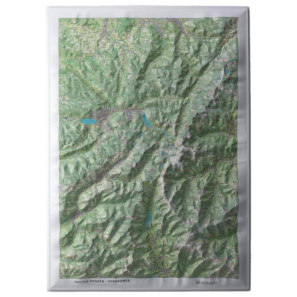 Deniveles - Hautes Vosges Gérardmer - Raised-relief map