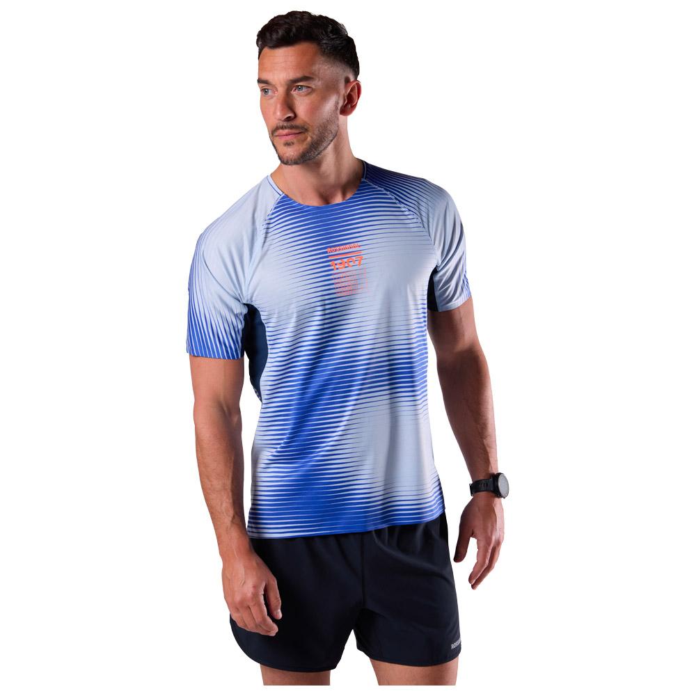 Rossignol - Sapa Ultra Dazzle Blue Line Fogg - S - Trail tee-shirt