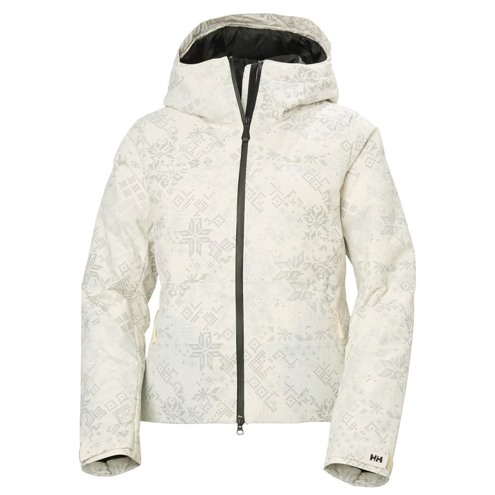 Helly Hansen - Nora Short Puffy Cream New Nordic Aop - XS - Ski Jacket