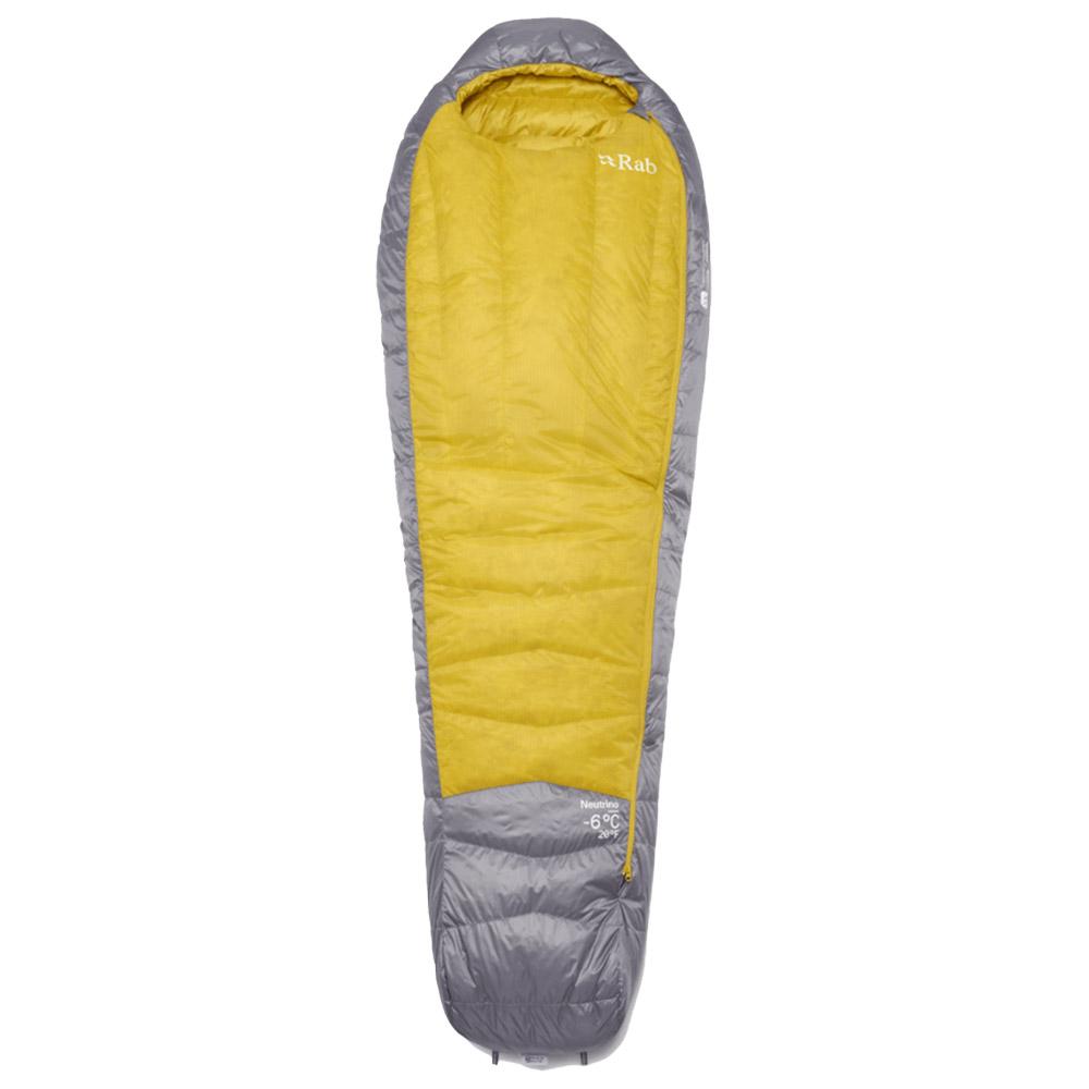 RAB - Neutrino -6C / 20F Womens Zinc Dak Pollen - Regular Left Zip - Schlafsack
