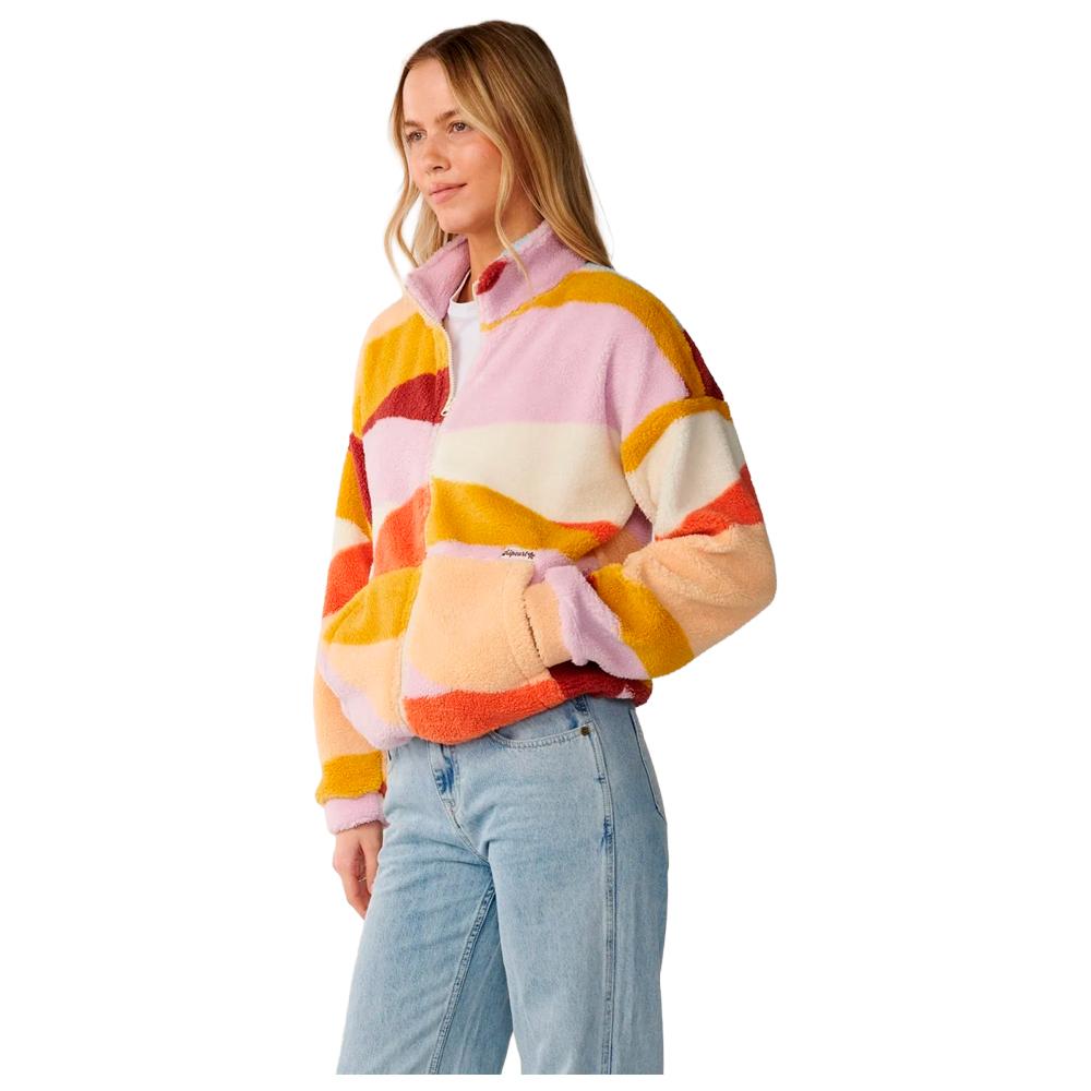 Rip Curl - Retro Swell Standard Zip Through Multi - XS - Fleece