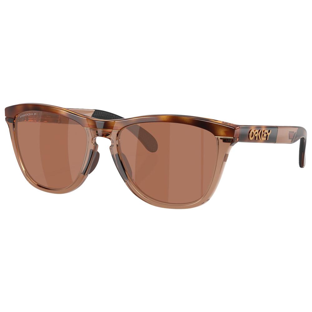 Oakley - Frogskins Range XL Brown Tortoise Prizm Tungsten Polarized - Sonnenbrille - Braun - Glisshop.de