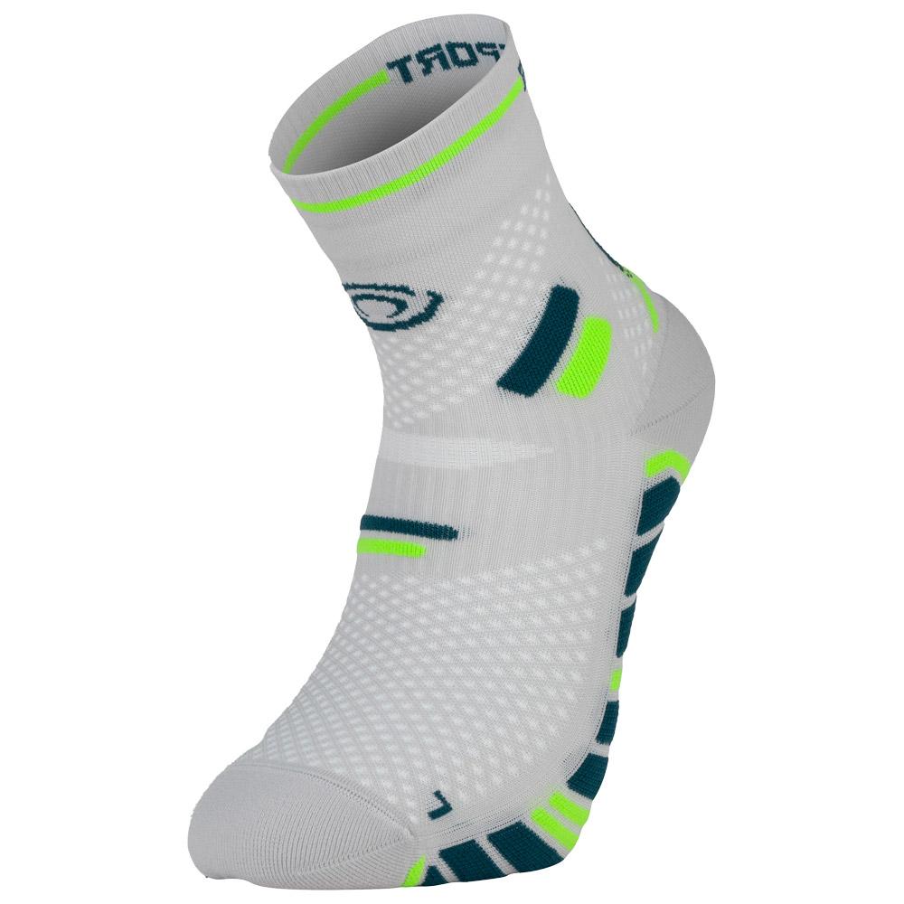 Bv Sport - Trail Socks Ultra Mid Gris Lime - 45-47 - Socks