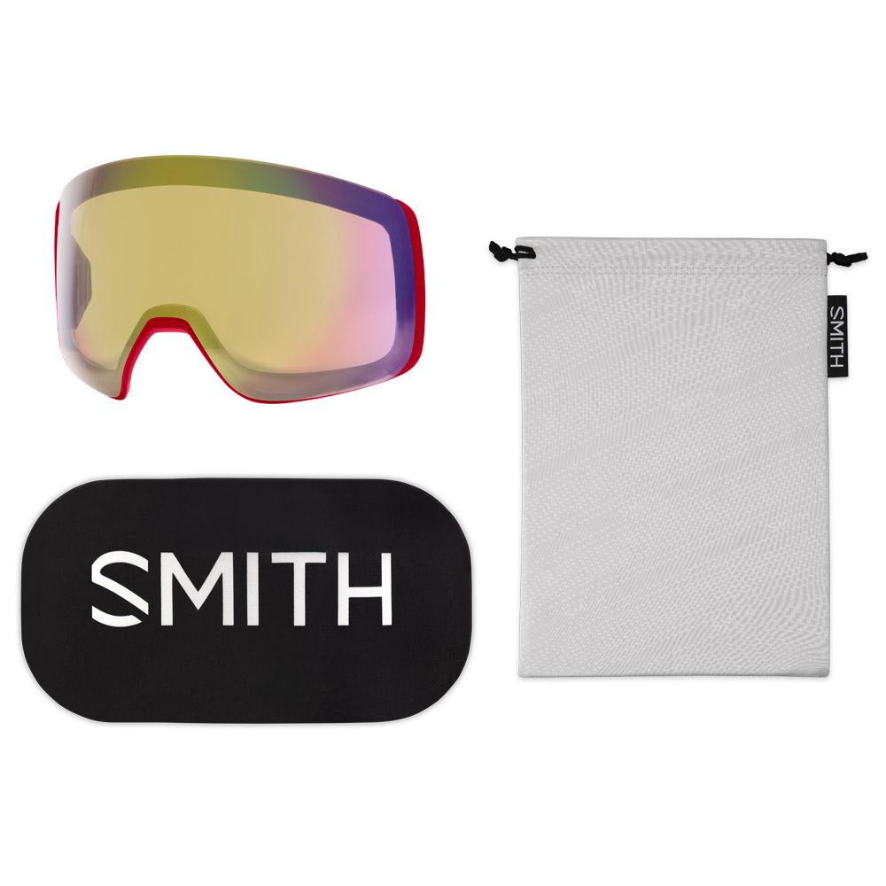 Smith Goggles 4D Mag Asian Fit Black Chromapop Photochromic Red
