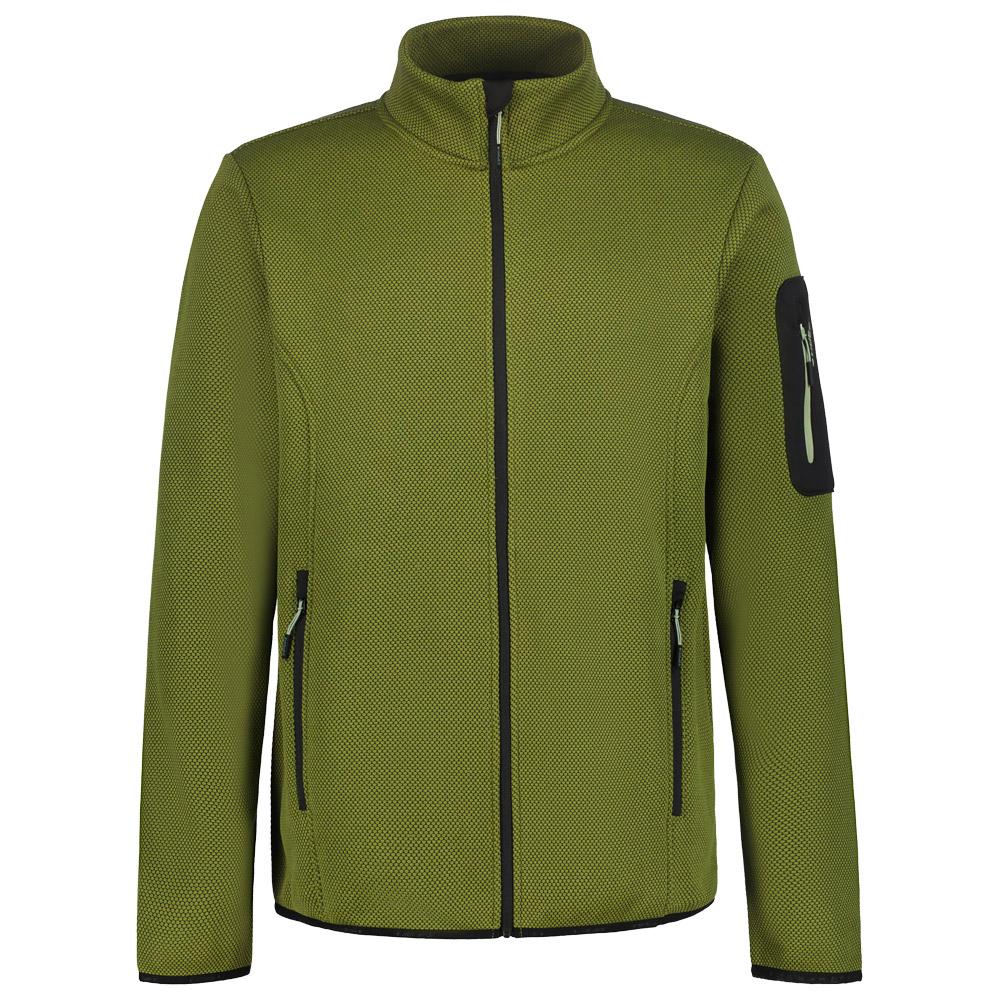 Icepeak - Bredstedt Olive Fonce - L - Fleece - Größe L - Rot - Herren - Glisshop.de
