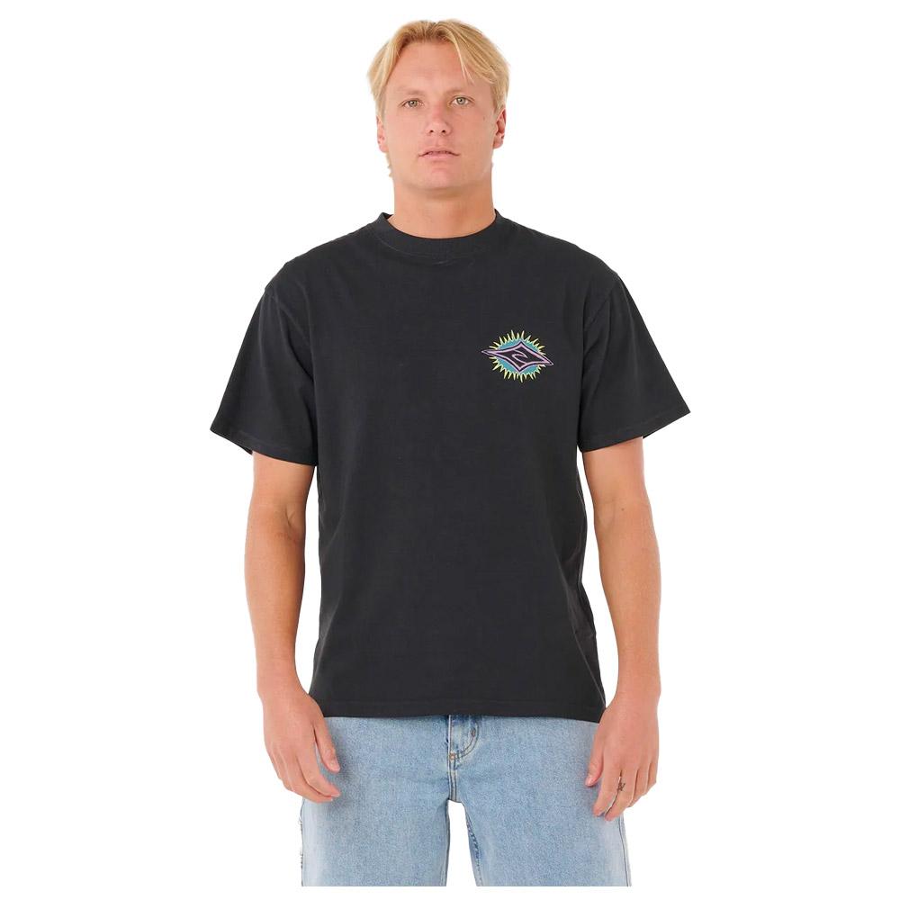 Rip Curl - Raw Burst Tee Shirt Black - M - Tee-Shirt