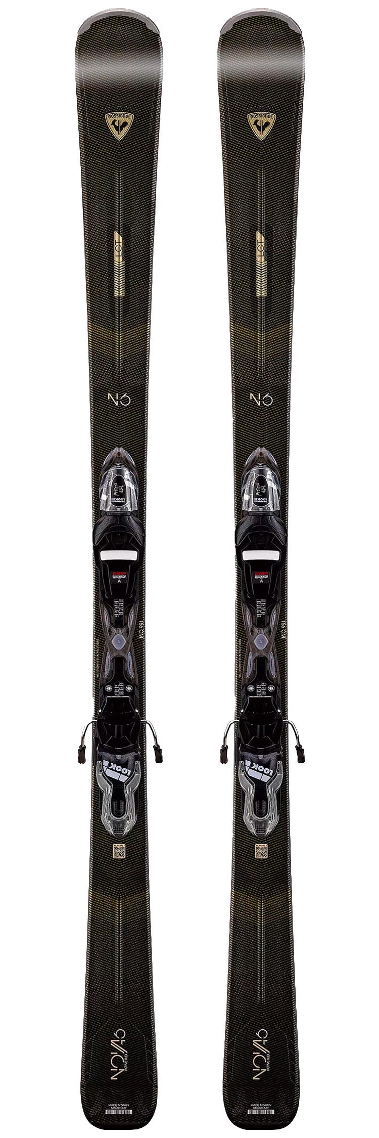 126-74-110 Ski Dimensions Rossignol NOVA 6 Women's Skis 156cm With