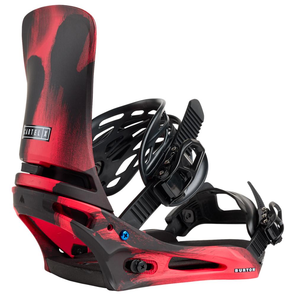 Binding Snowboard Burton Cartel X Black / Red - Winter 2026 | Glisshop