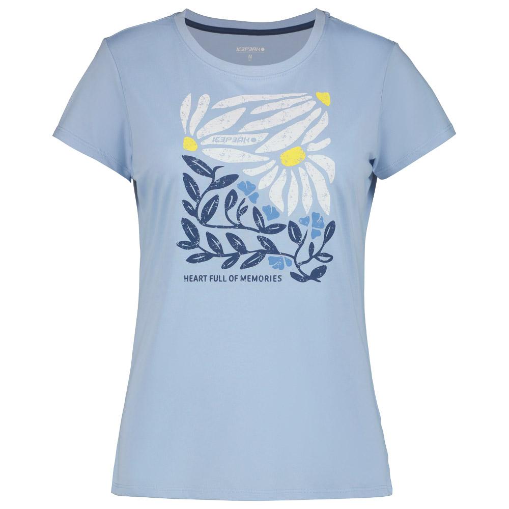 Icepeak - Belcher Bleu Clair - M - Wander-T-Shirt - Größe M - Blau - Damen - Glisshop.de