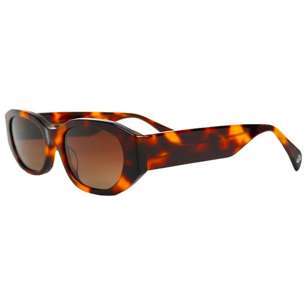Binocle Eyewear - Lena Shiny Tortoise Gradient Brown Polarized - Sunglasses