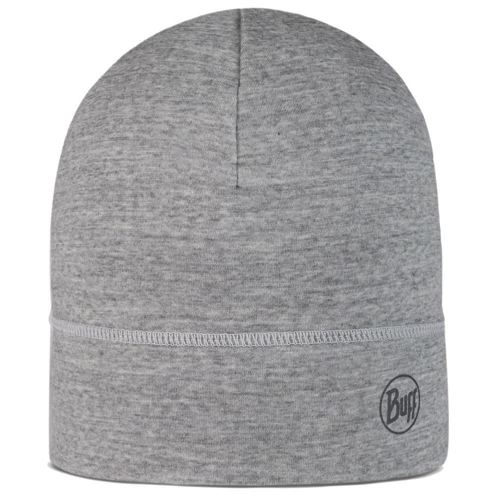 Buff - Merino Lightweight Beanie Solid Light Grey - Beanies