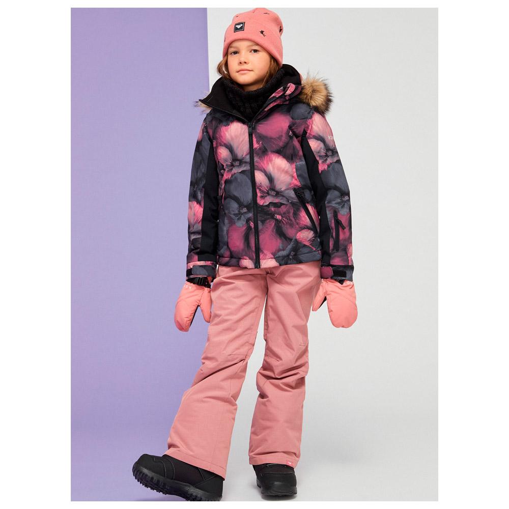 Blouson Ski Roxy Jet Ski Girl True Black Pansy Pansy Hiver 2024 Glisshop
