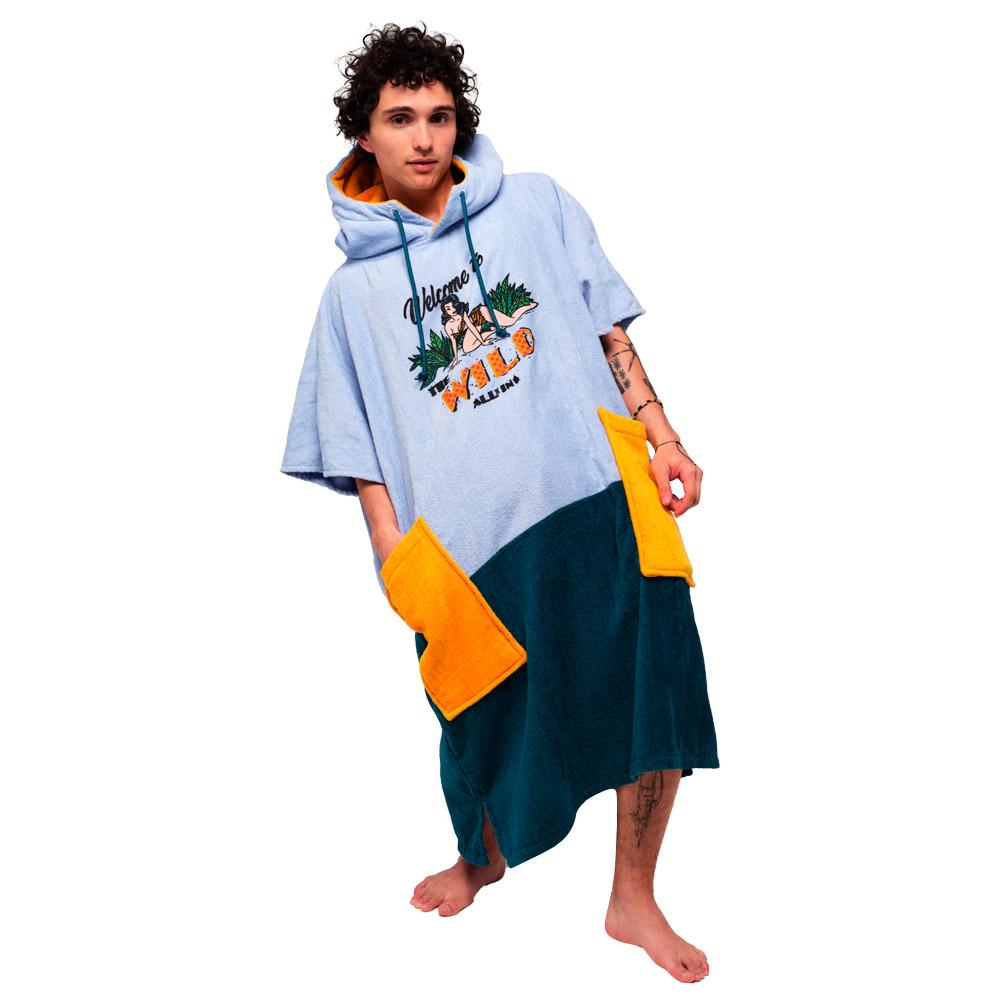 All-In - V-Poncho Beach Crew Wild - Changing Robe