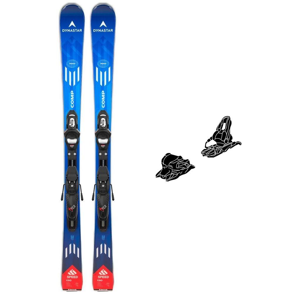 Dynastar - Pack Ski Team Comp Xpress Jr - 130 + Xpress 7 Gw B83 Black - Ski - Größe 130 - Schwarz - Glisshop.de