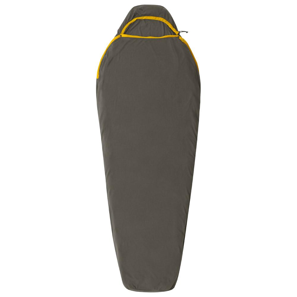Sea To Summit - Reactor Midweight Liner Dark Grey Yellow - Regular - Bag liners
