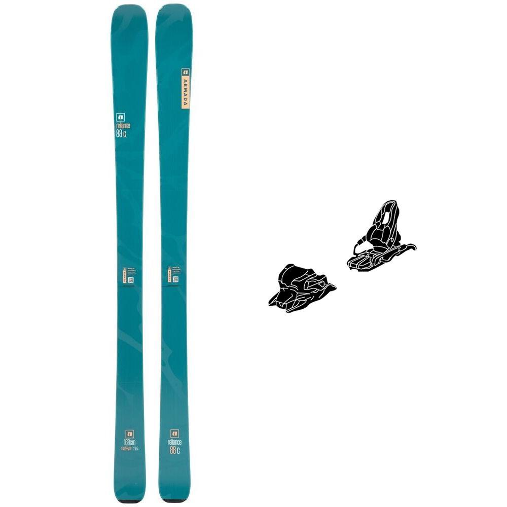 Armada - Pack Ski Reliance 88 C - 168 + 11.0 Tp 90mm Black Anthracite - Ski - Größe 168 - Schwarz - Damen - Glisshop.de
