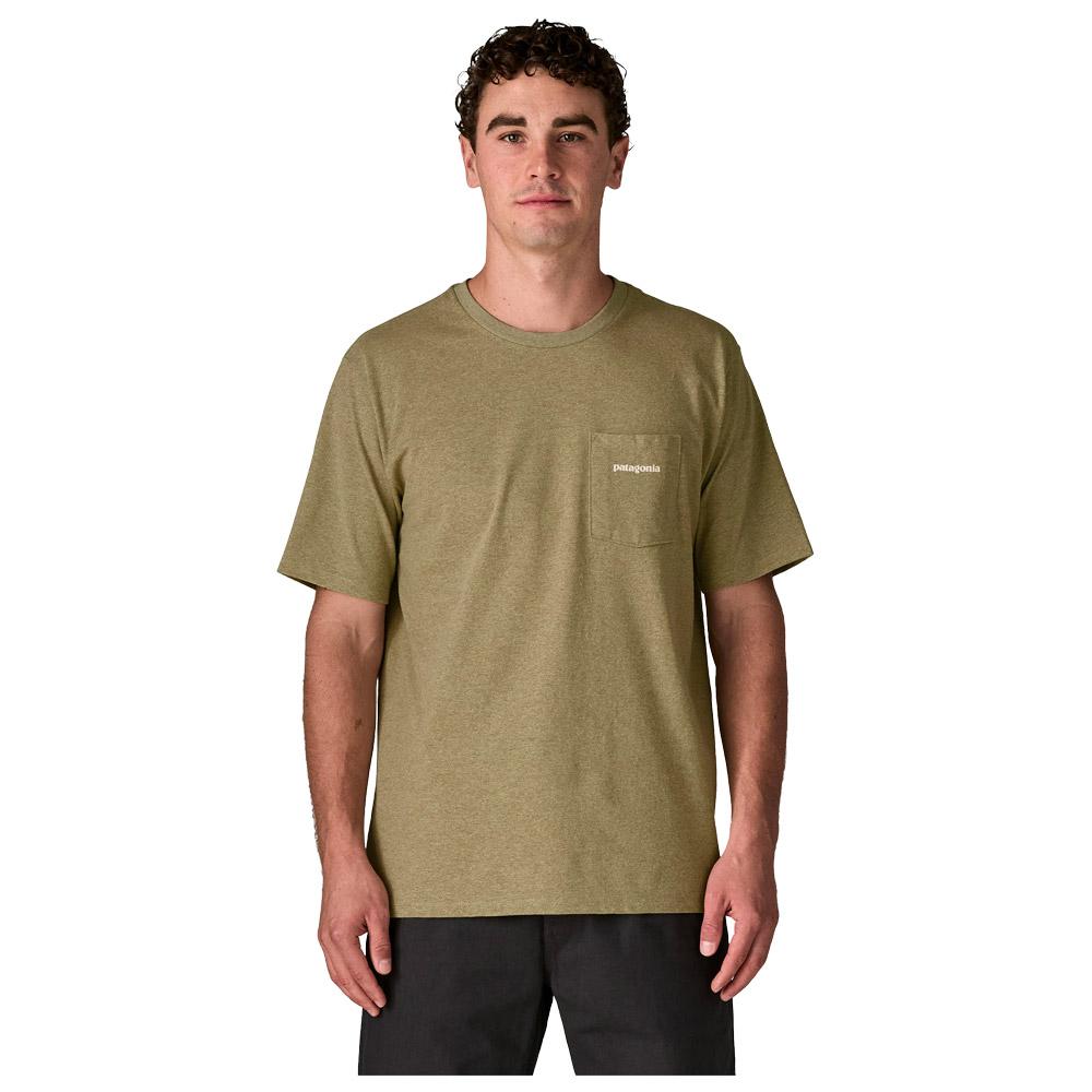 Patagonia - Boardshort Logo Pocket Responsibili-Tee Gumtree Green - XL - Tee-Shirt