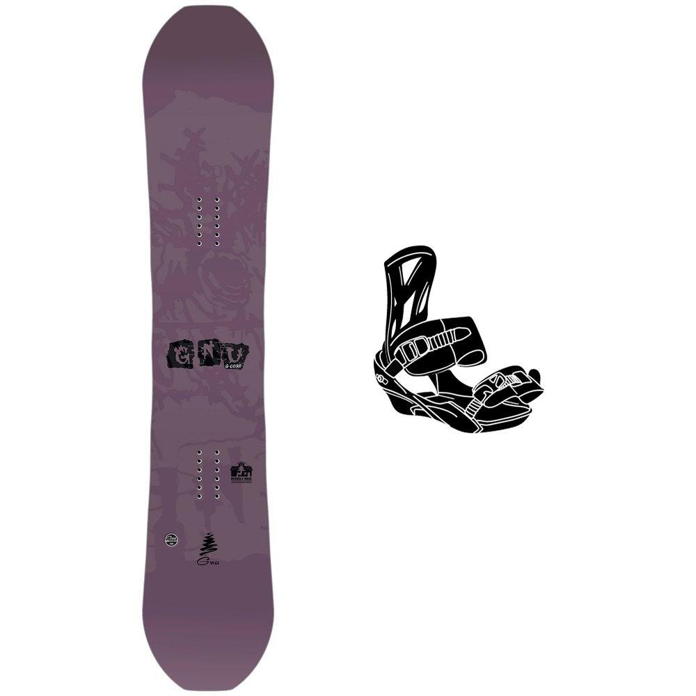 Gnu - Snowboard set Scorp + bindings - Snowboard