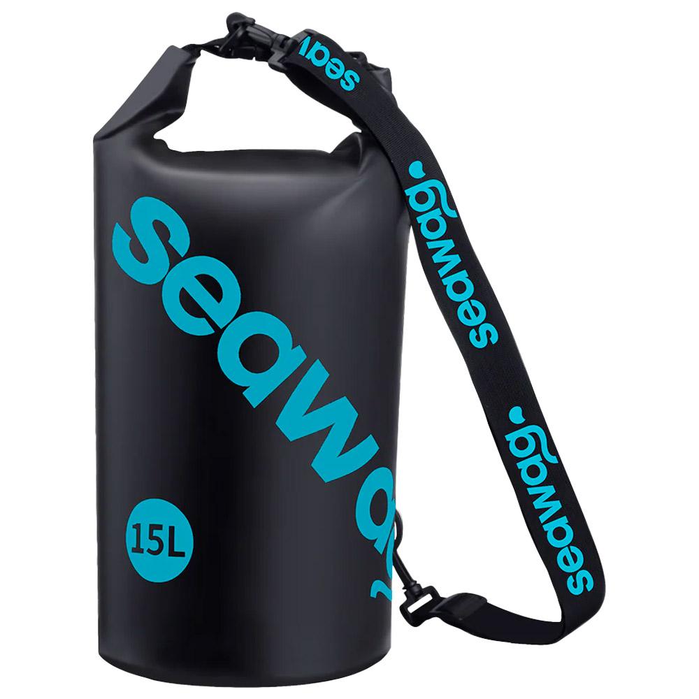 Seawag - Waterproof 15L Drybag Black Blue - Dry Bag