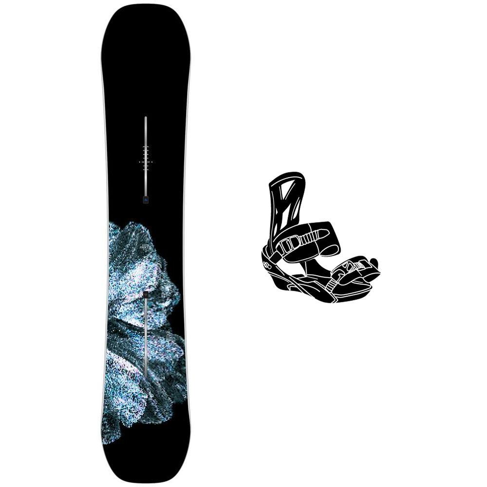 Burton - Pack Snowboard Process Flying V - 162 + Flite - Snowboard