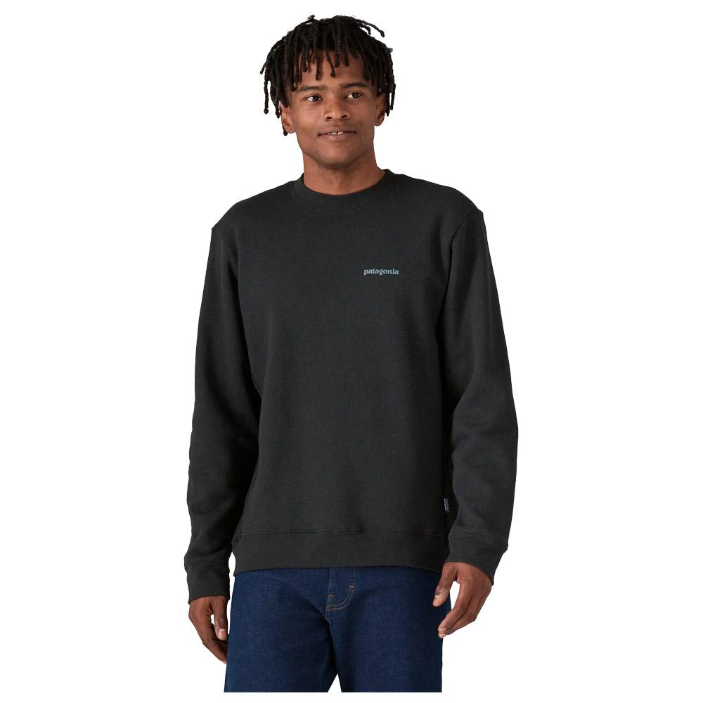 Patagonia - Fitz Roy Icon Uprisal Crewneck Ink Black - S - Sweatshirt