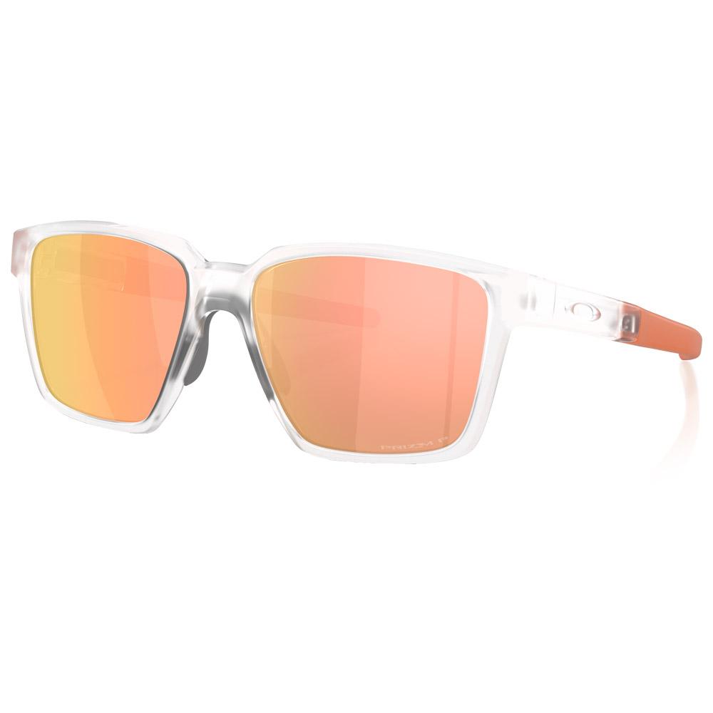 Oakley - Actuator Sq Matte Clear Prizm Rose Gold Polarized - Sonnenbrille - Gold - Glisshop.de