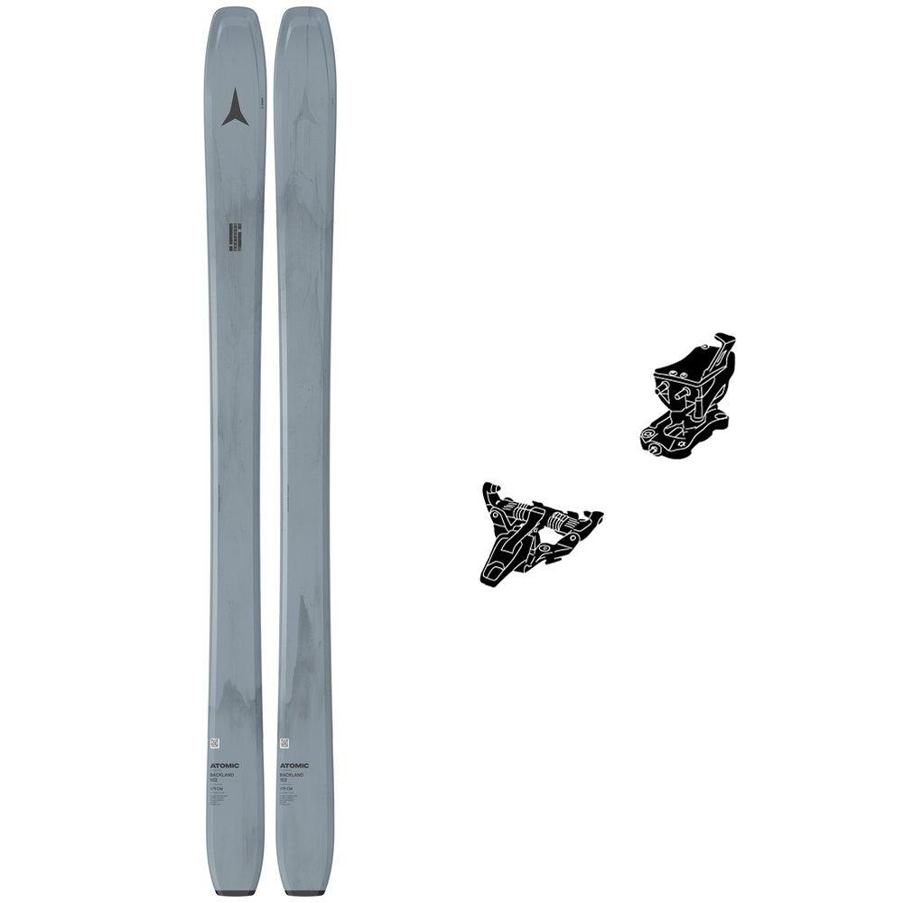 Atomic - Touring ski set Backland 102 + bindings - Touring skis