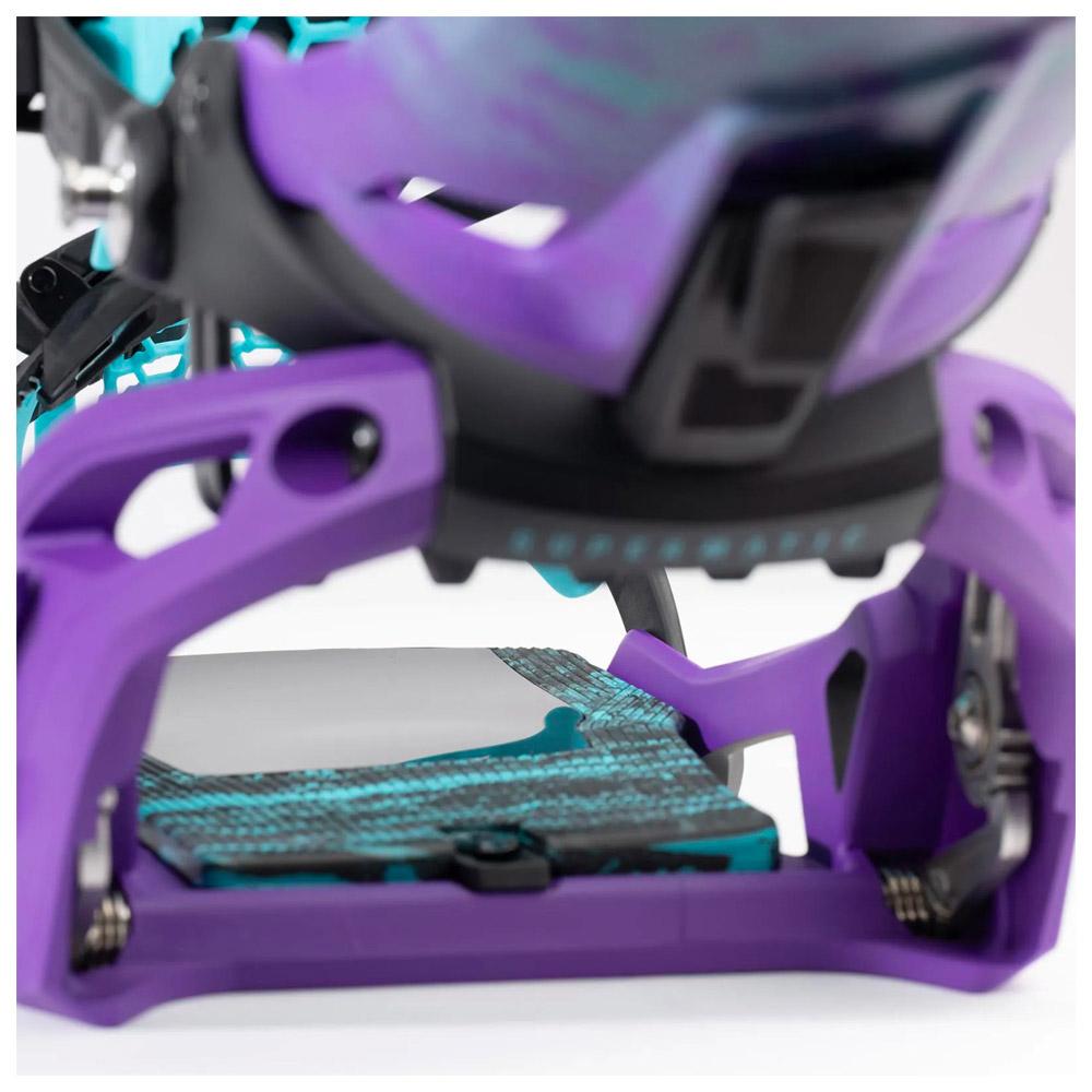 Fijaciones snowboard Nidecker Supermatic Joker Purple - Invierno