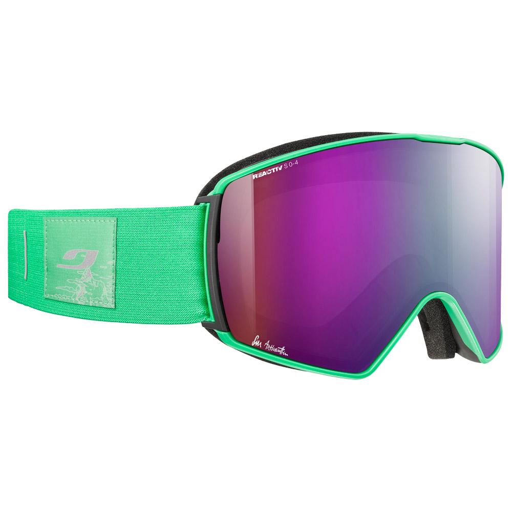Julbo - Launcher Vert Fluo Noir Reactiv 0-4 High Contrast - Goggles