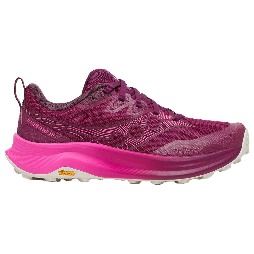 Saucony - Peregrine 16 Wmn Plum Mulberry - 9 - Trail shoes