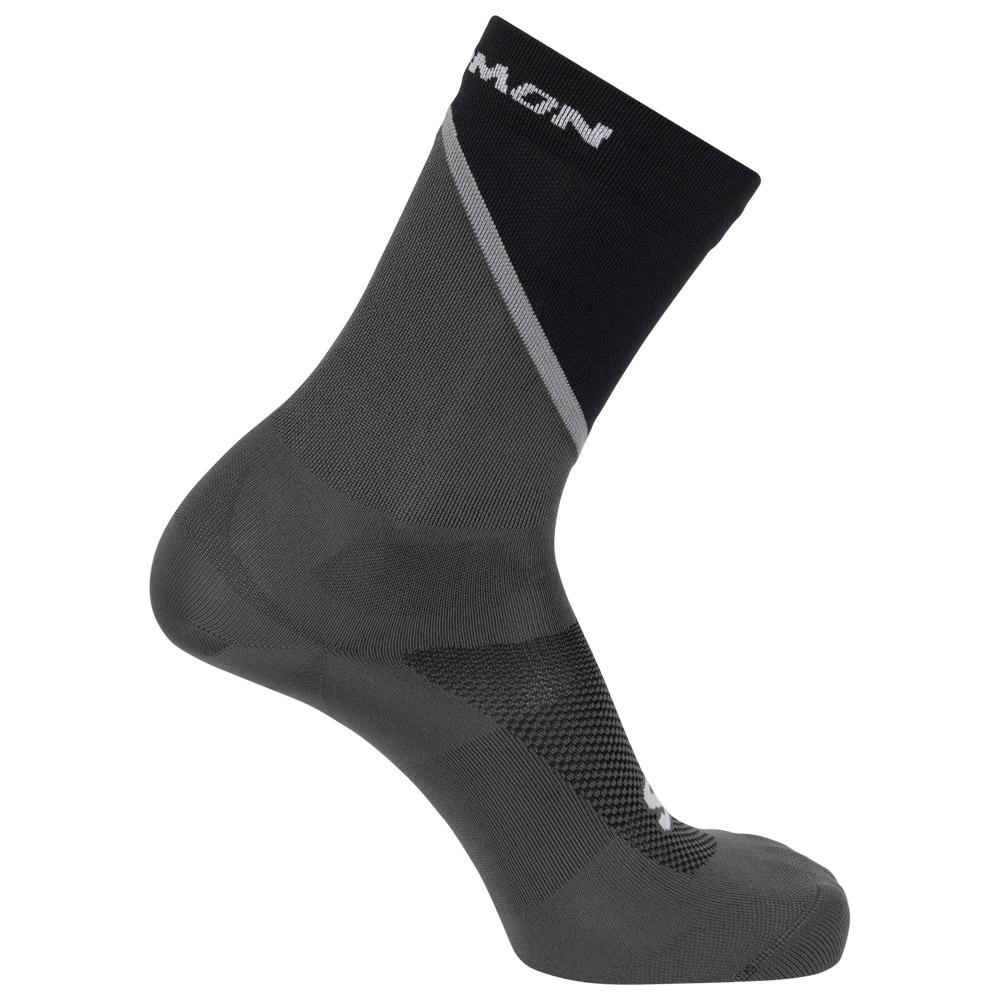 Salomon - Pulse Crew Black Monument - 42-44 - Trail running socks