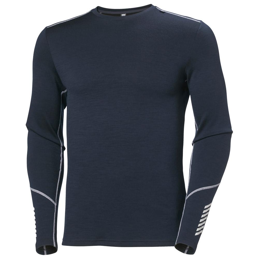 Helly Hansen - Lifa Merino Midweight Crew 600 Navy - L - Technical underwear