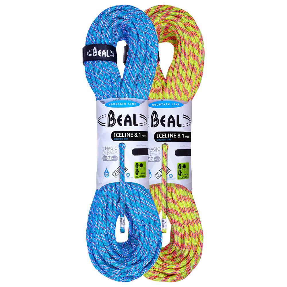 Beal - Ice Line 8.1mm Golden Dry (pack of 2) Anis Emeraude - 60 - Kletterseil