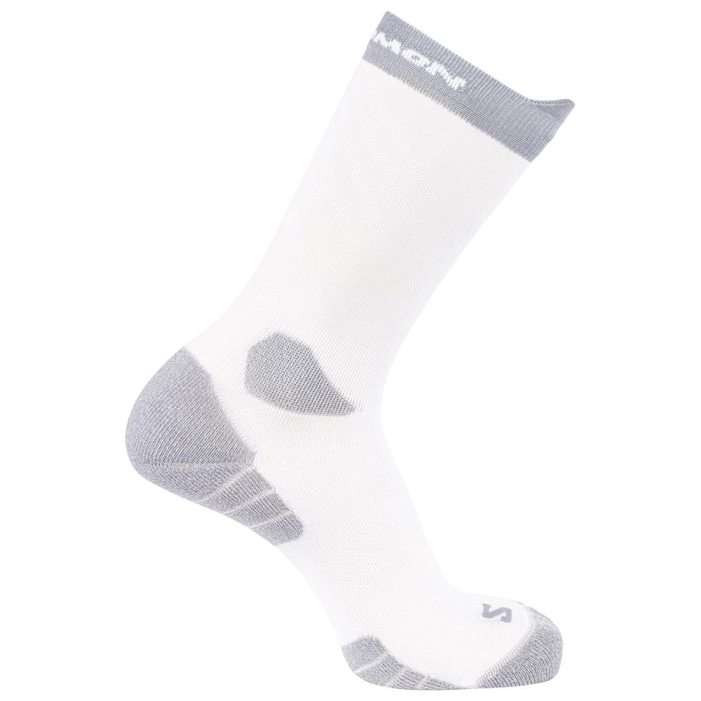 Salomon - Aero Crew White - 42-44 - Trailrunning-Socken