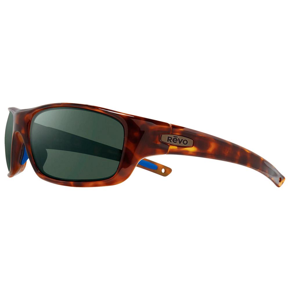 Revo - Jasper Tortoise Crystal Smoke Green Polarized - Sonnenbrille - Grün - Glisshop.de