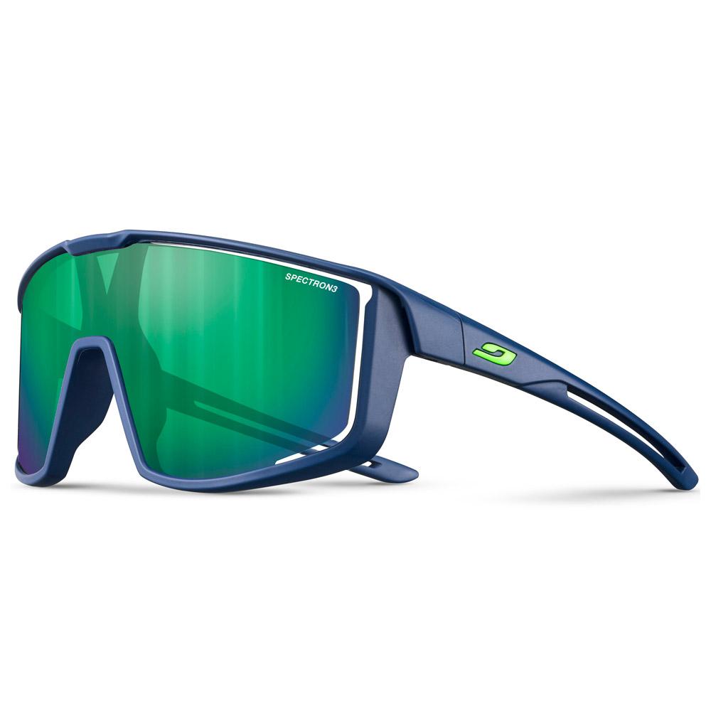 Julbo - Fury S Bleu Foncé Spectron 3 Flash Vert - Sunglasses