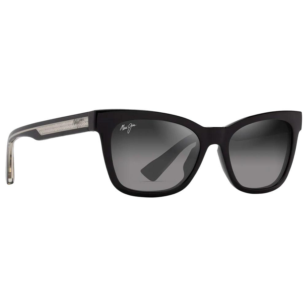 Maui Jim - Hiwahiwa Shiny Black Trans Light Grey Neural Grey Mineral Superthin - Sonnenbrille