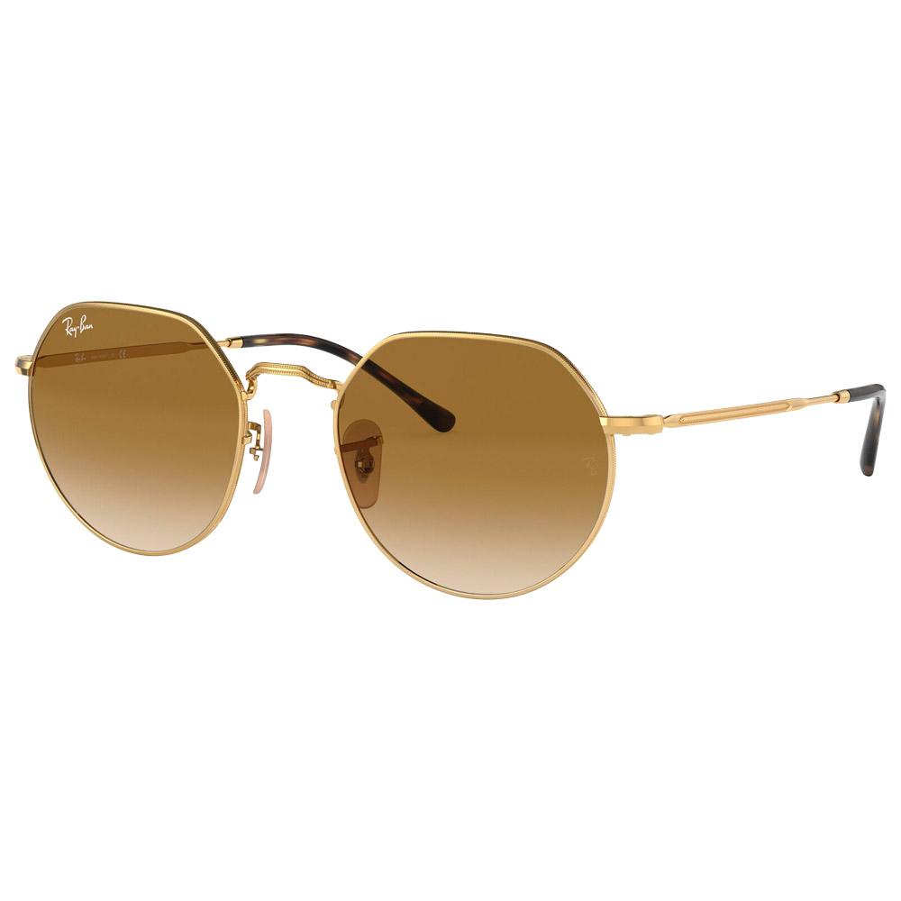 Ray Ban - RB3565 Jack Polished Gold Brown - 53 - Sunglasses