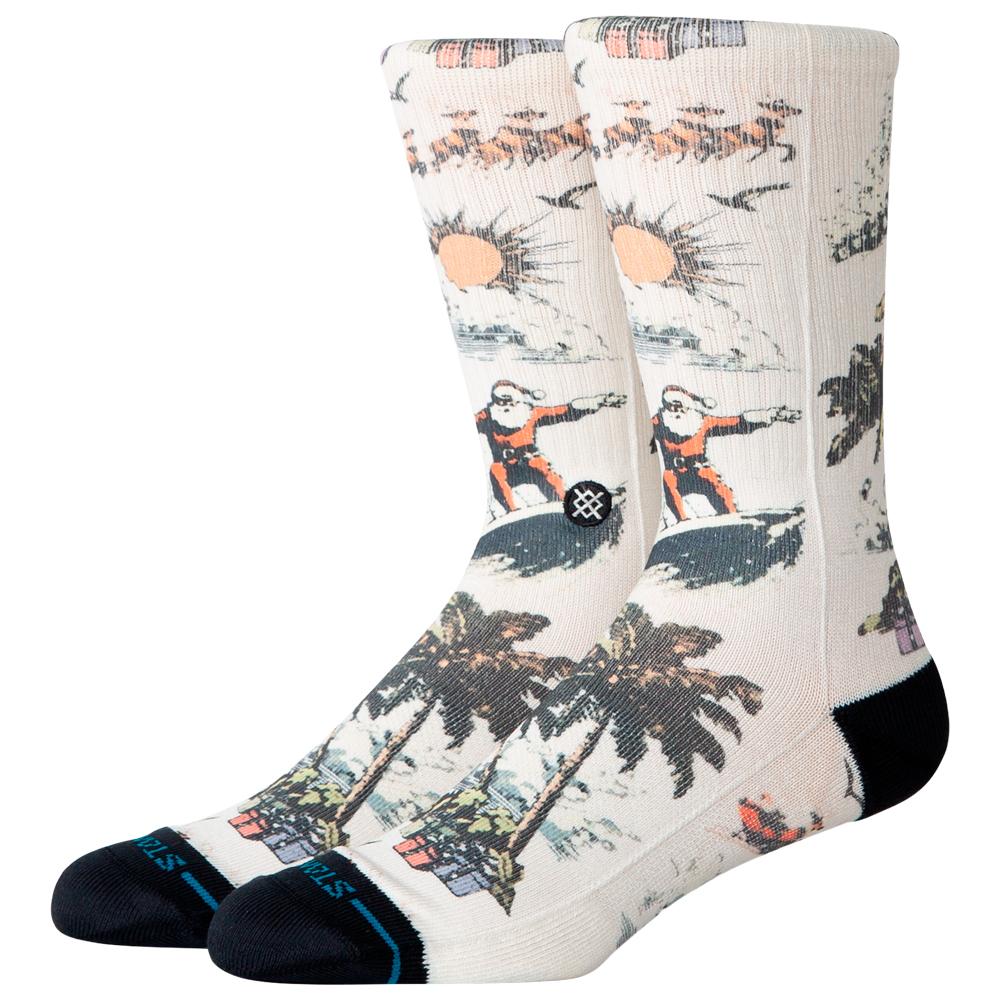 Stance - Print & Pattern Socks San O Claus Cream - L - Socks