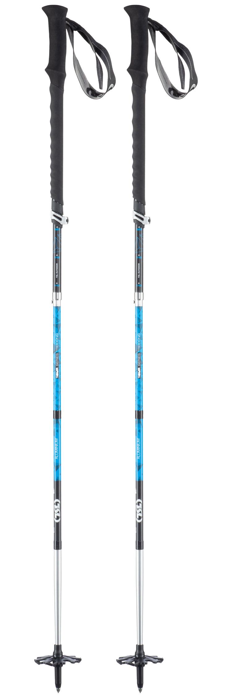 TSL - Tour Alu 5 Cross Twist Black Blue - Poles