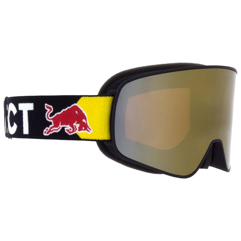 Red Bull Spect - Rush Matt Black Orange Gold Mirror - Skibrille