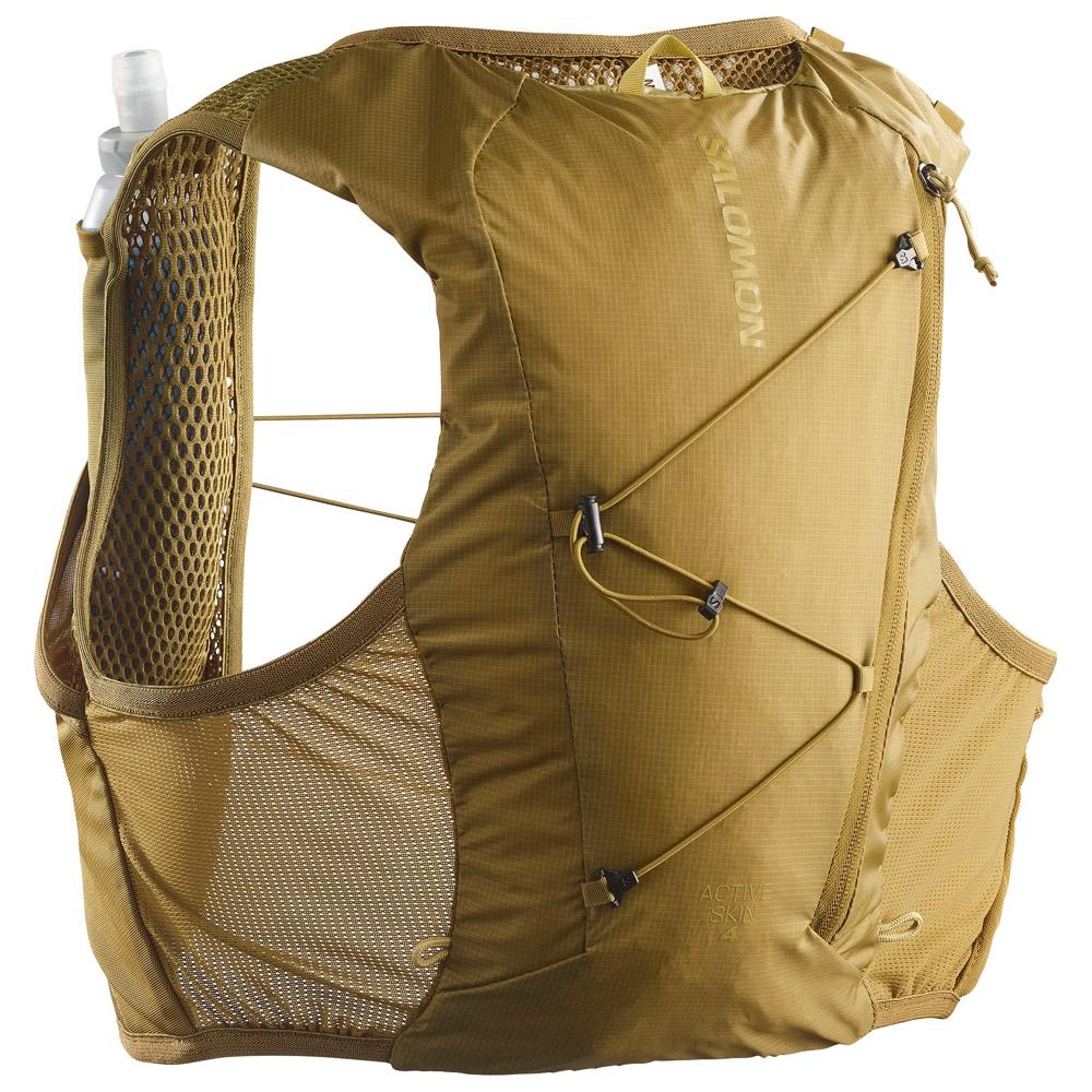 Salomon - Active Skin 4 Set Brillant Olive Willow - M - Trail running hydration vest