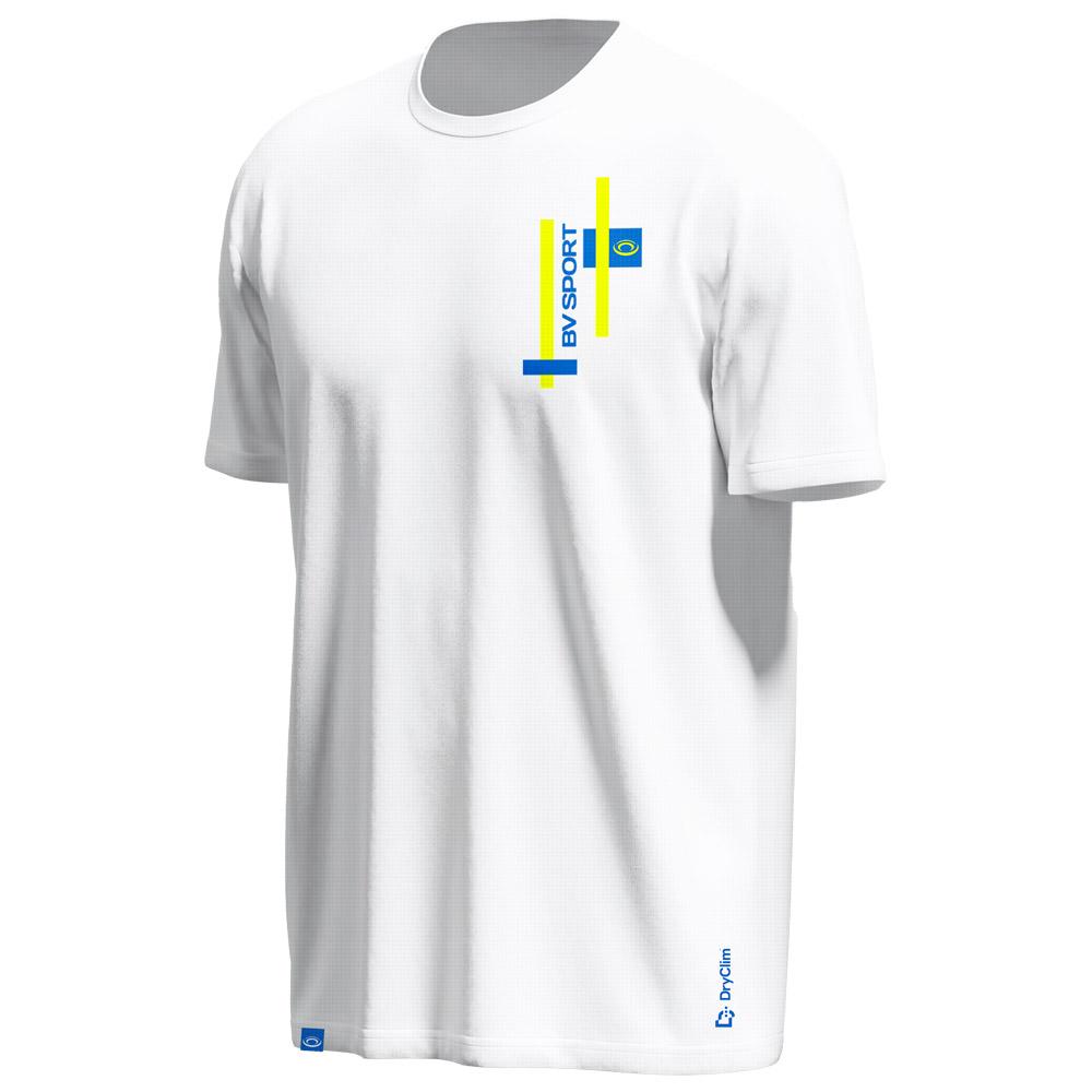 Bv Sport - Light Technical Top Blanc Lime - L - Trail tee-shirt