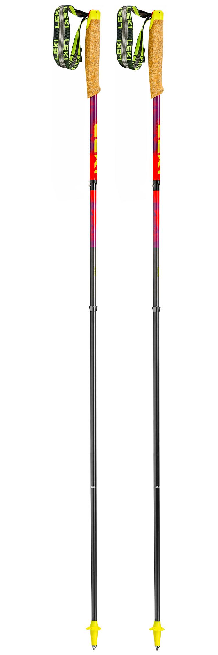 Leki - Neotrail Pro Fx.One Superlite Bright Red Violet Neon Yellow - 115 - Poles